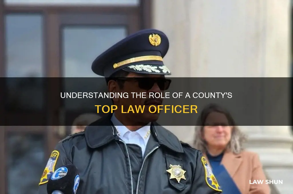 is the top law officer of a county