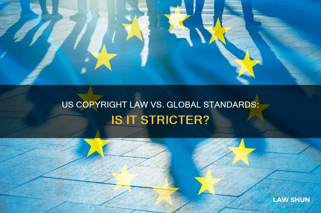 is the us copyright law stricker than other countries