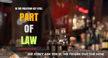 Is the Volstead Act Still Enforced in Modern Law?