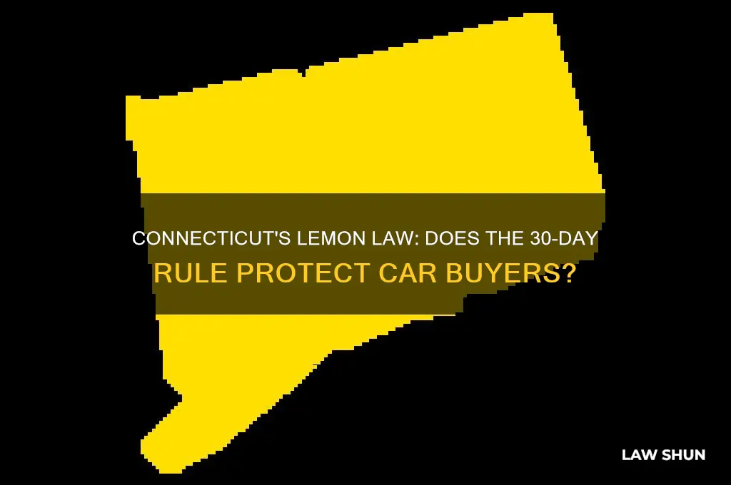 is there a 30 day lemon law in ct