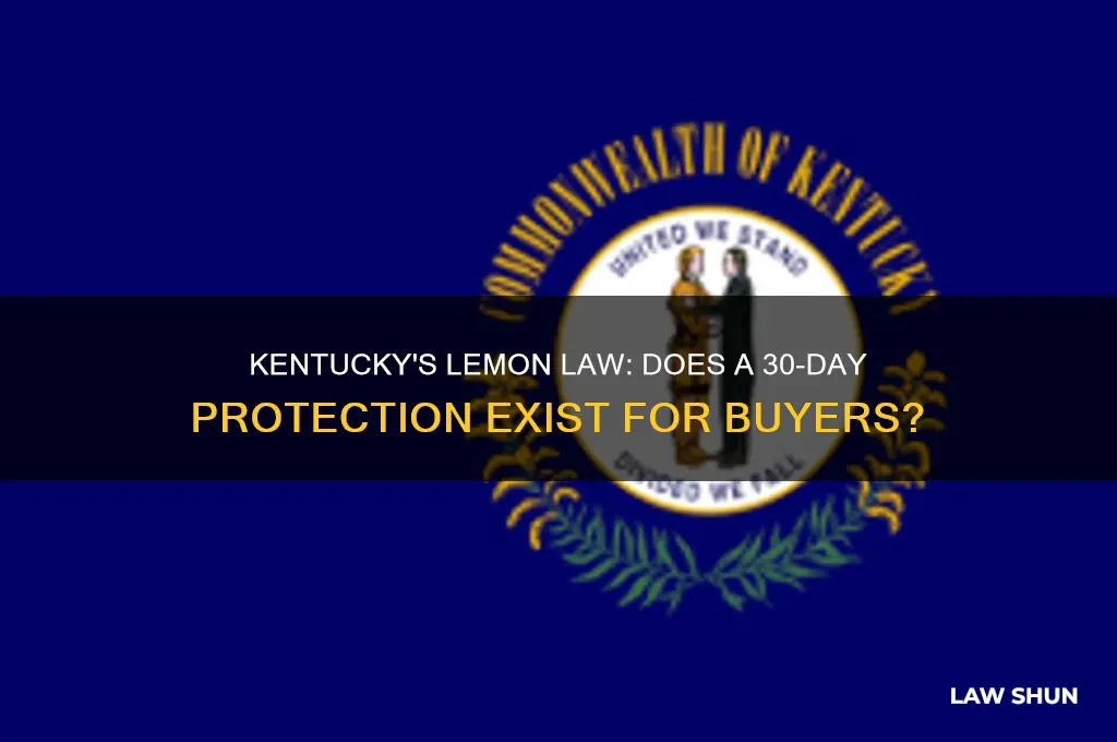 is there a 30 day lemon law in ky