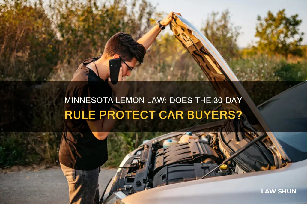 is there a 30 day lemon law in mn