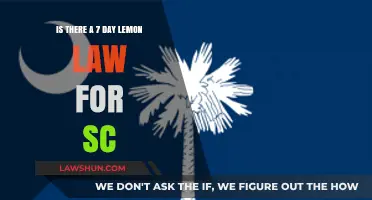 South Carolina Lemon Law: Understanding the 7-Day Return Policy