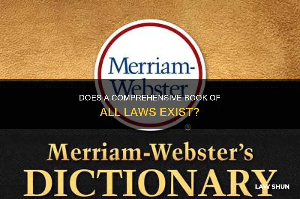 is there a book with all the laws in it