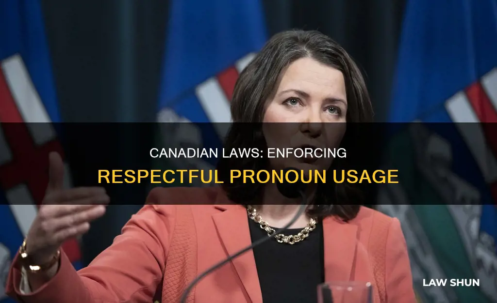 is there a canada law that inforces pronouns