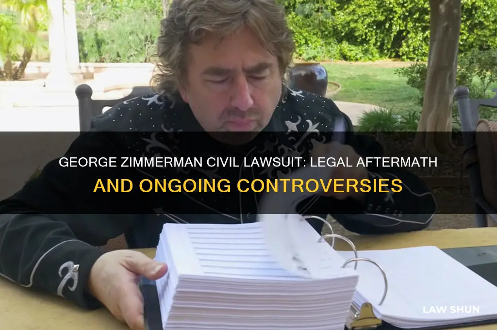 is there a civil law suit against george zimmerman