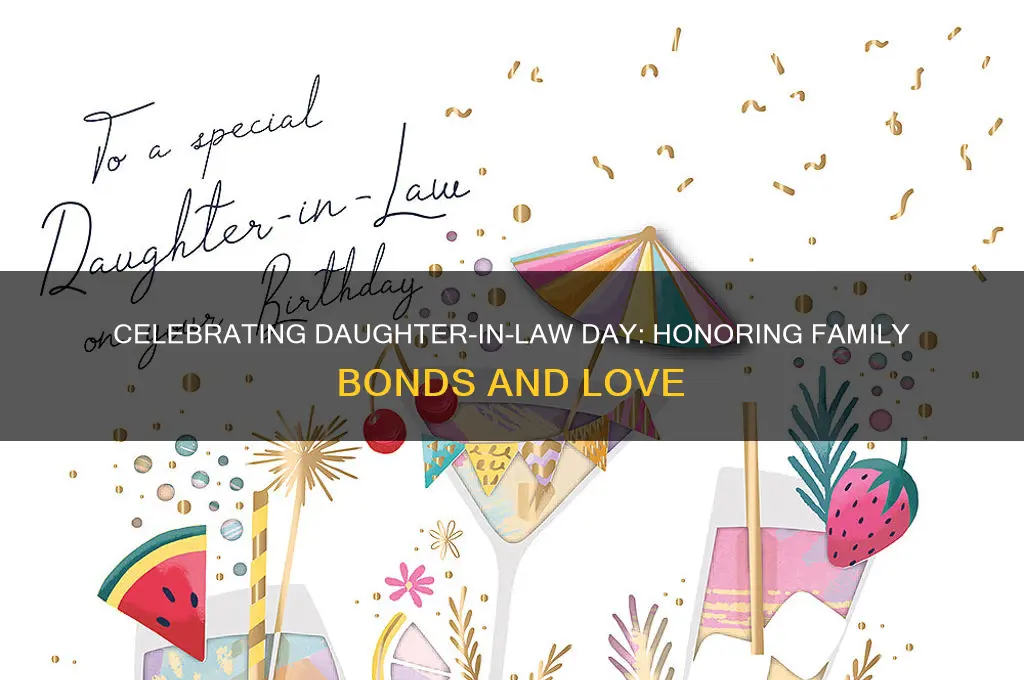 is there a daughter in law day