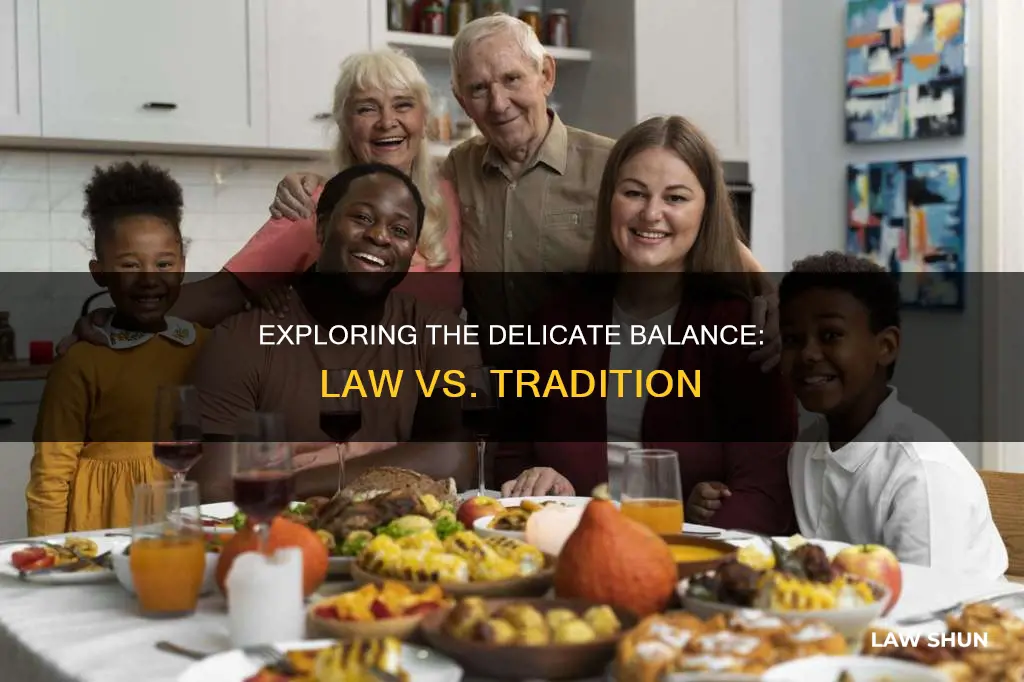 is there a difference between law and tradition