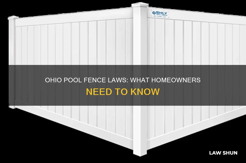 is there a fence law in ohio for swimming pools