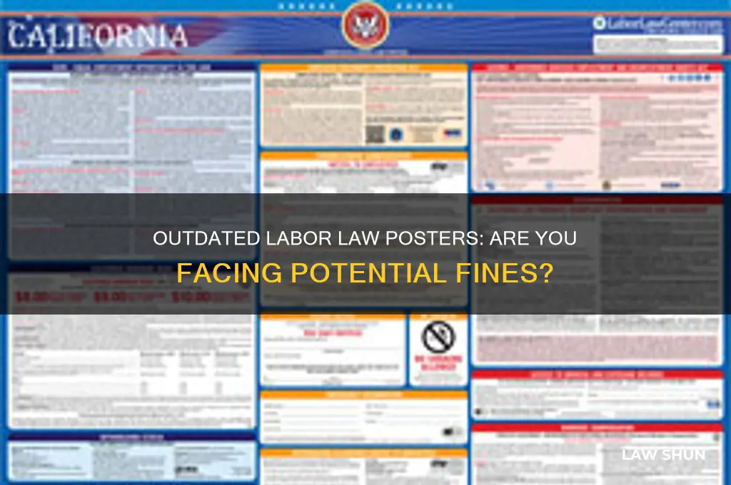 is there a fine for posting outdated labor law posters