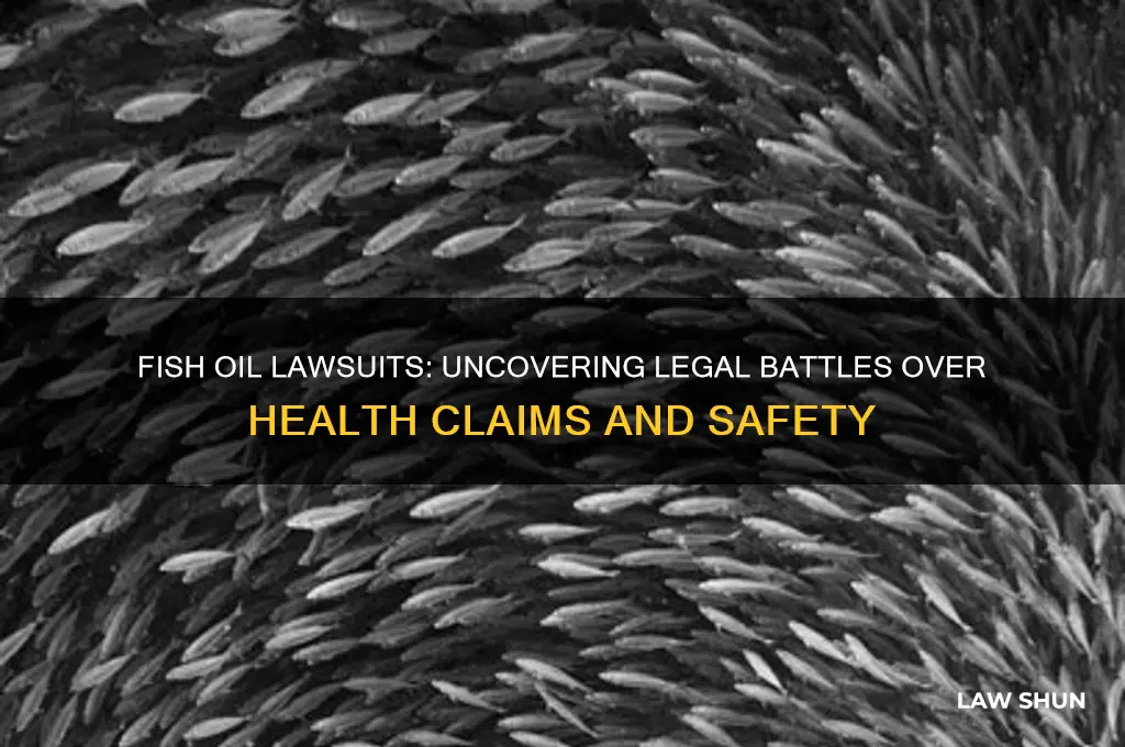 is there a fish oil law suit