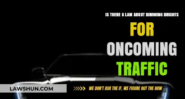 Dimming Brights for Oncoming Traffic: Legal Requirements Explained