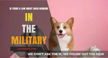 Military Dog Barking Laws: Regulations and Policies Explained
