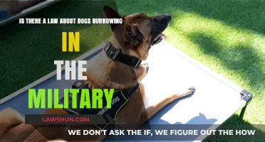 Military Dogs and Burrowing: Legal Boundaries Explored
