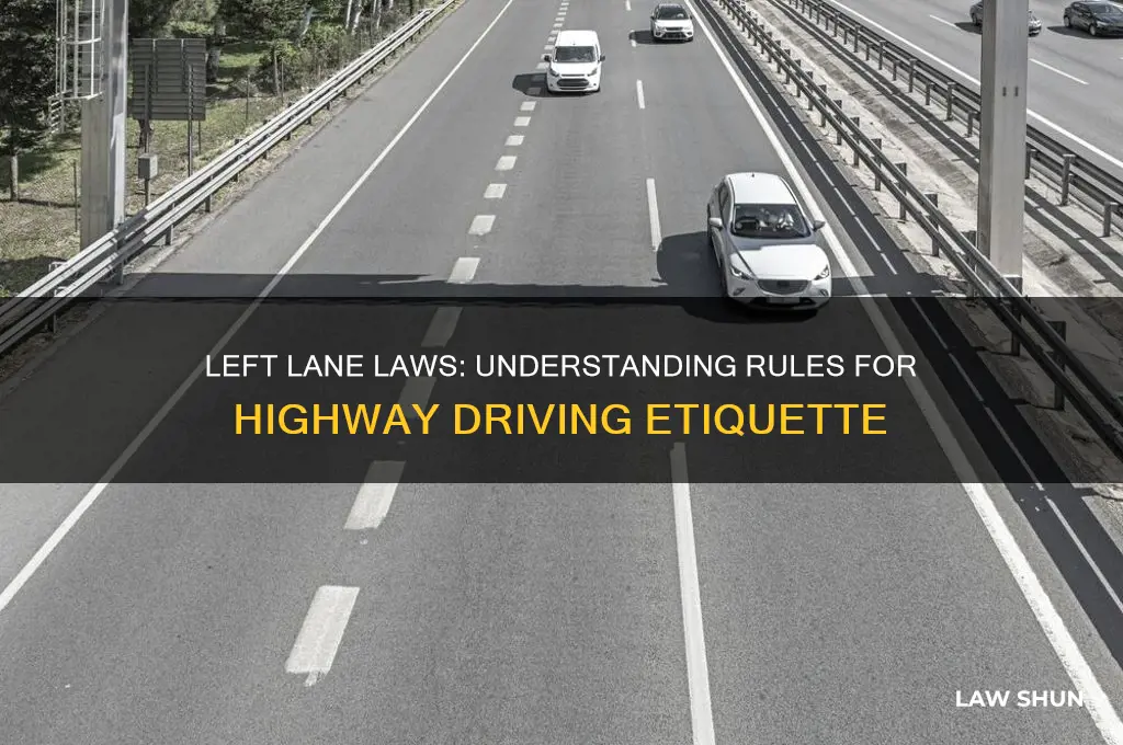is there a law about driving in the left lane