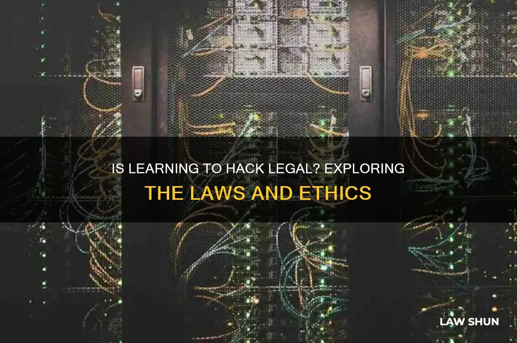 is there a law about learning how to hack computer