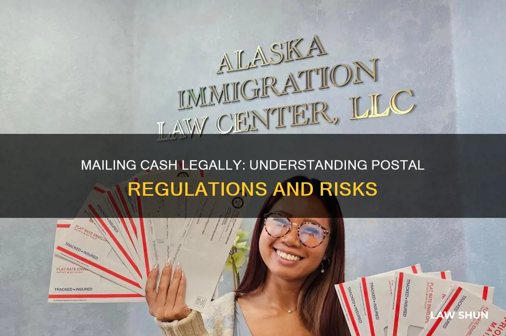 is there a law about sending cash in the mail