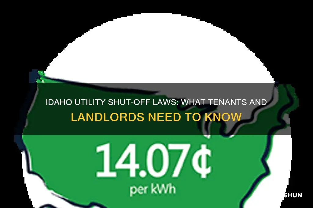 is there a law about turning off utilities in idaho