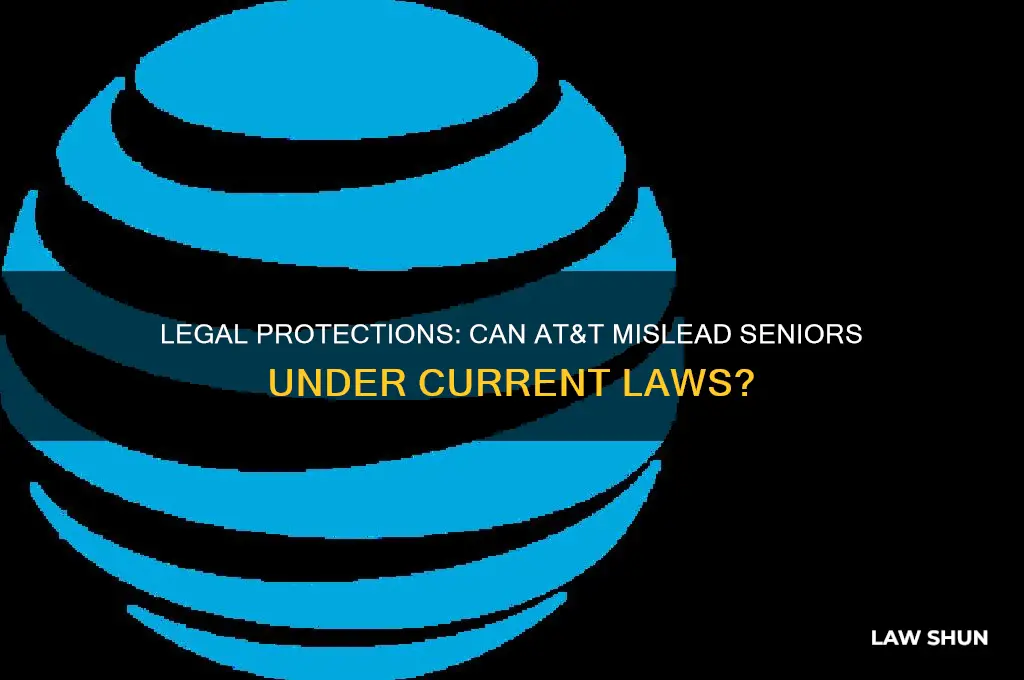 is there a law against att lying to older people