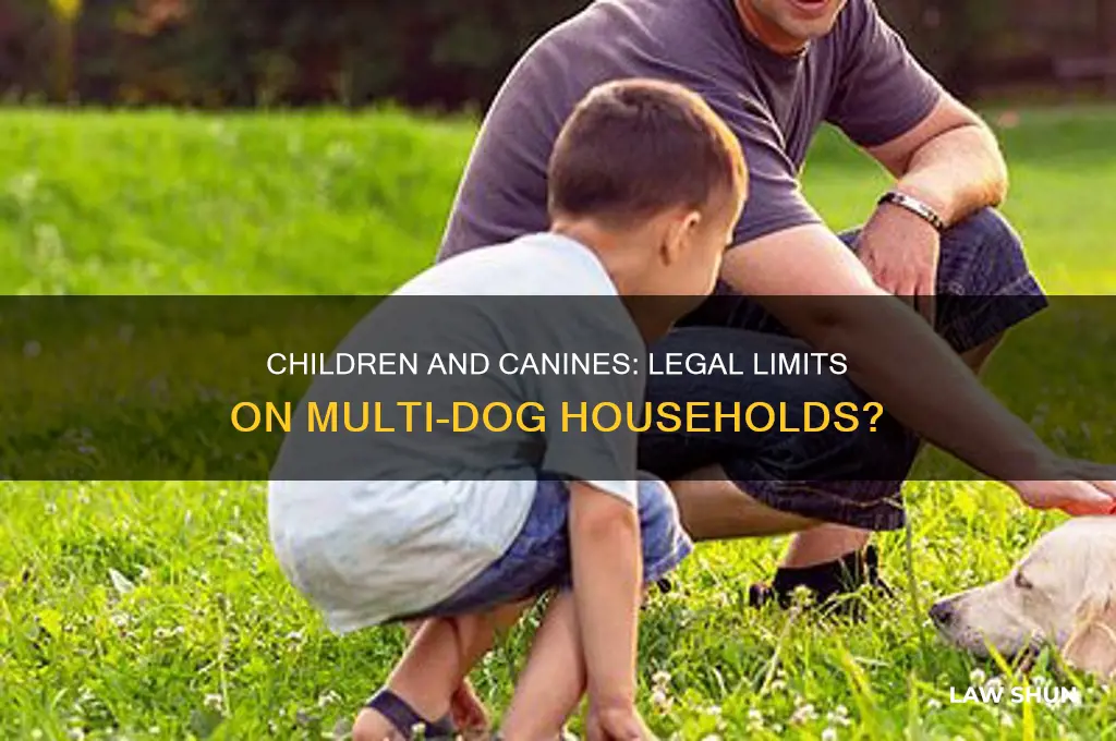 is there a law against children living with 15 dogs
