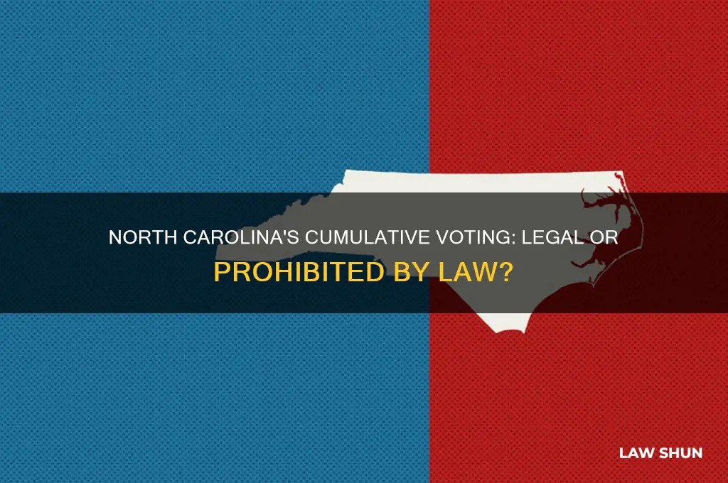 is there a law against cumulative voting in north carolina