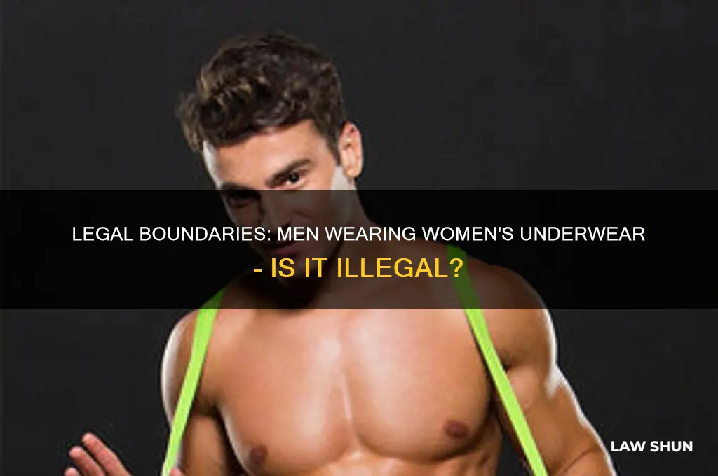 is there a law against men wearing women