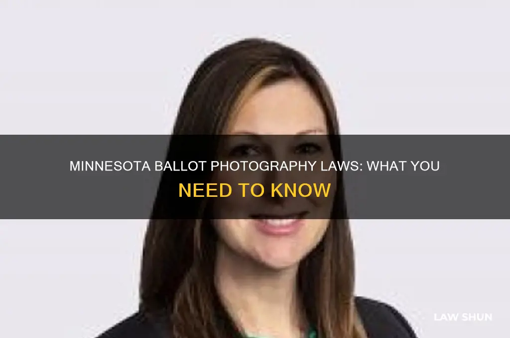 is there a law against photographing a ballot in minnesota