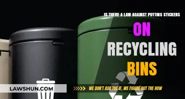 Stickers on Recycling Bins: Legal or Littering? Understanding Local Laws