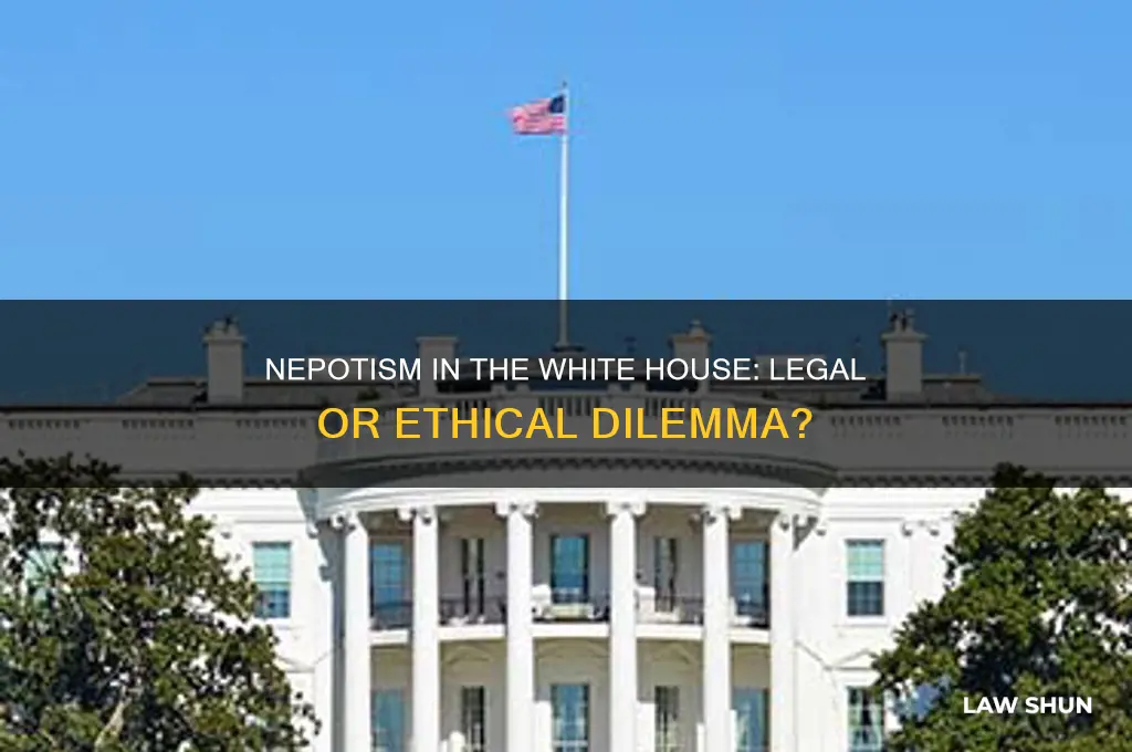 is there a law against the president emplying relatives