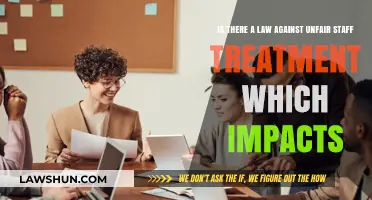 Unfair Staff Treatment: Legal Protections and Workplace Impact Explored