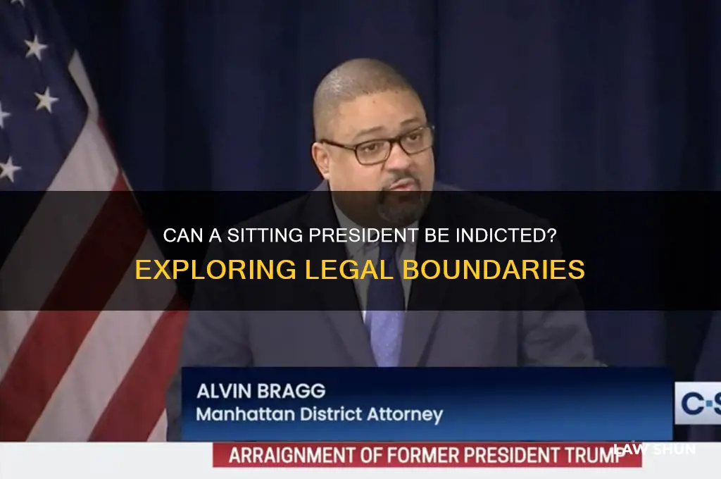 is there a law barring indictment of a sitting president