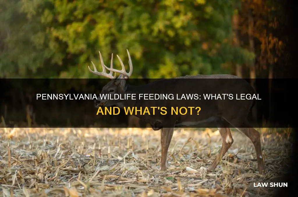 is there a law in pennsylvania against feeding all wildlife