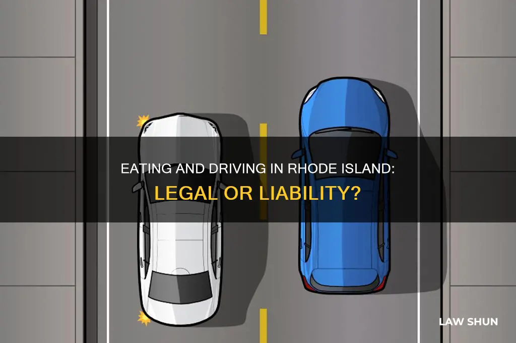 is there a law in ri about eating and driving