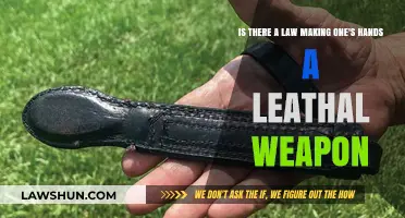 Are Hands Legally Classified as Lethal Weapons? Exploring the Law