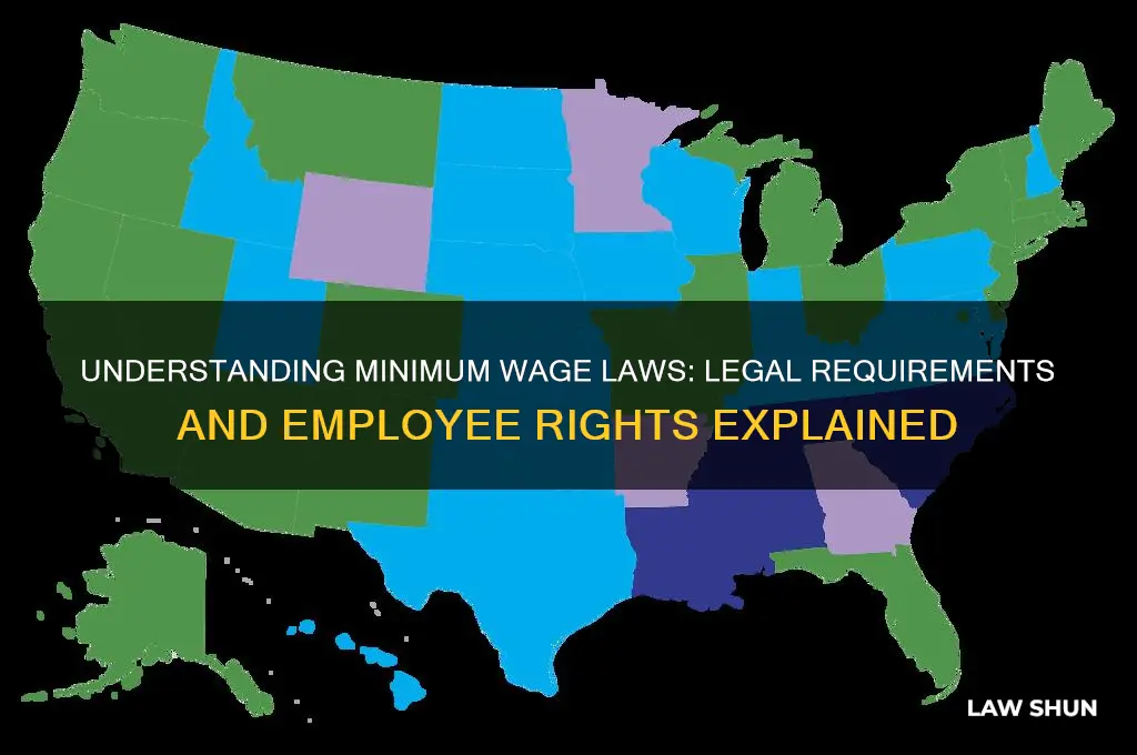 is there a law regarding mimum wage