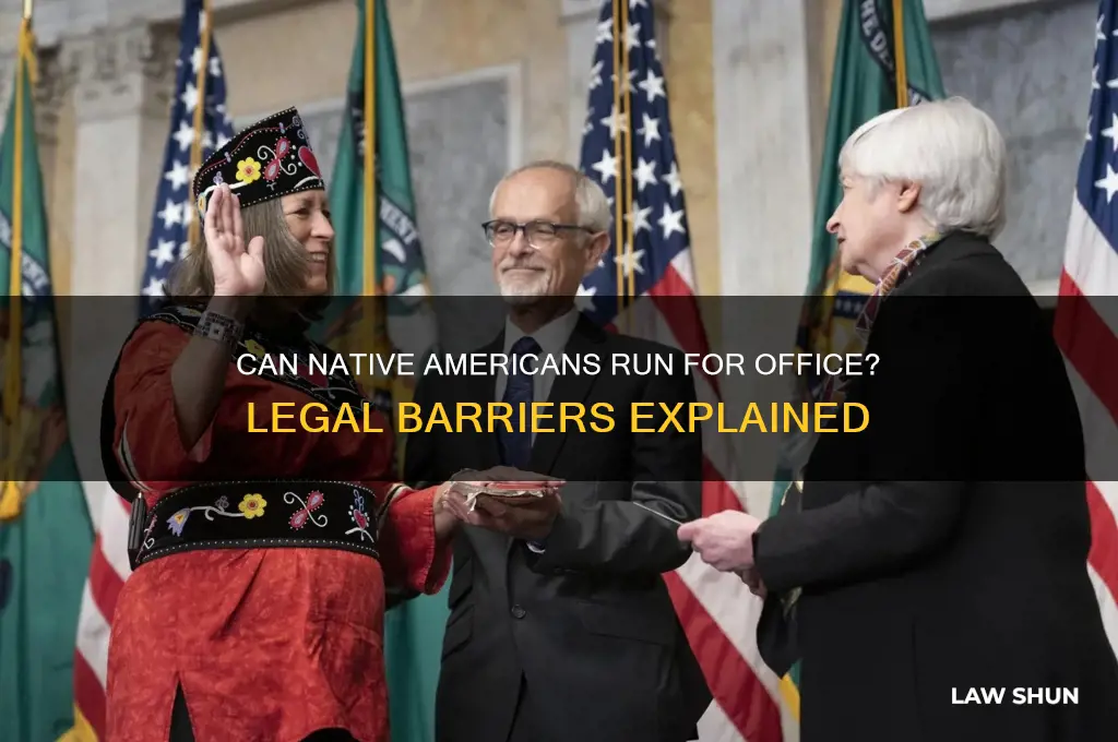 is there a law sayint that natives cant run for