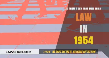 1954 Legal Shift: Did a Law Ban Sharia Law That Year?