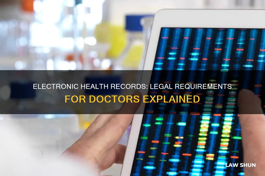 is there a law that doctors must have records electronically