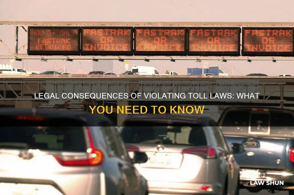 is there a law that restricts me from viokatibg tolls