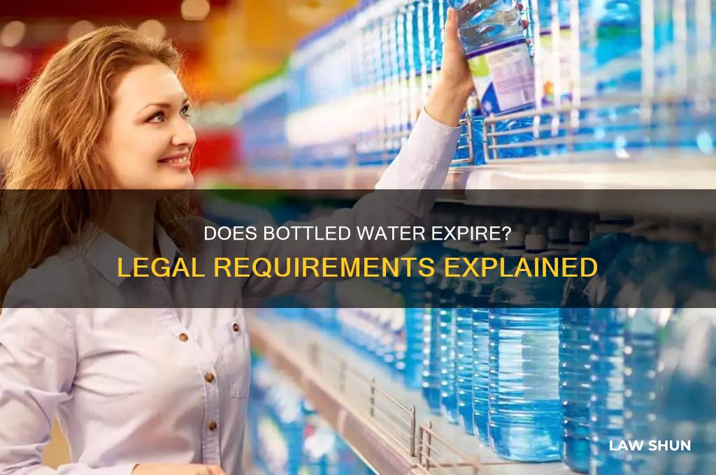 is there a law to put experation date on water
