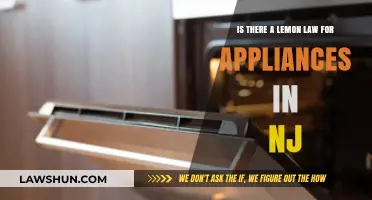 NJ Lemon Law for Appliances: What You Need to Know
