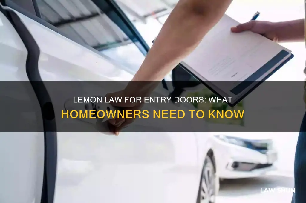is there a lemon law for entry doors