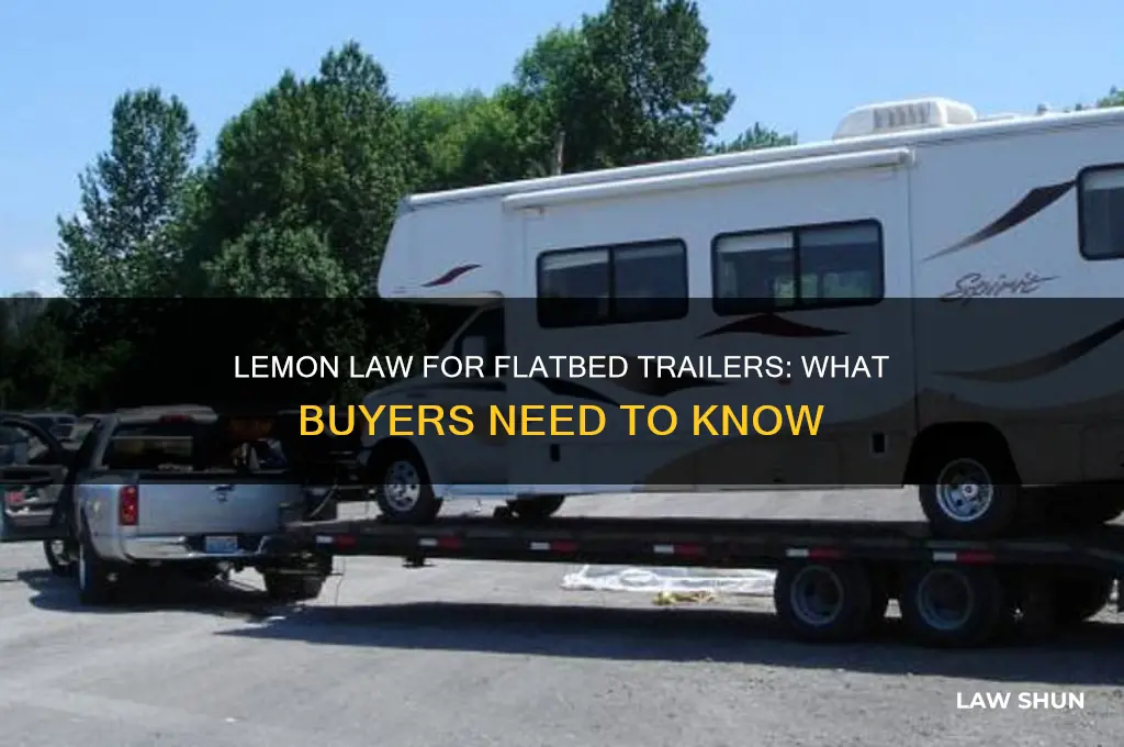 is there a lemon law for flatbed trailer