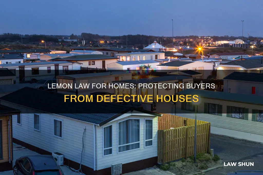 is there a lemon law for houses