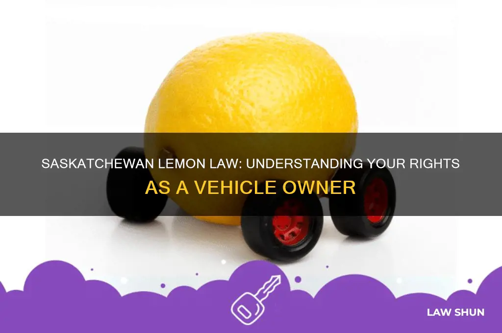 is there a lemon law in saskatchewan