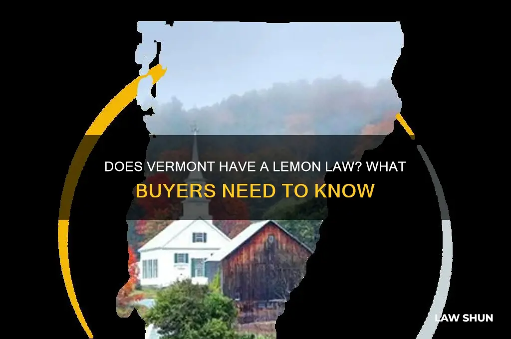 is there a lemon law in vt