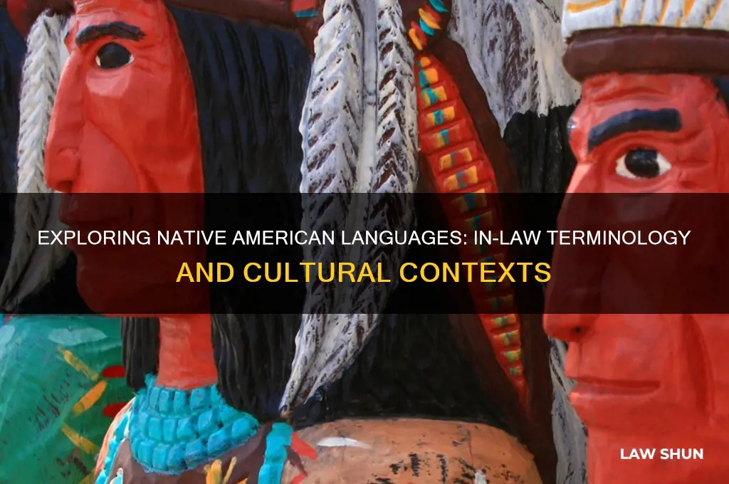 is there a native american linguistic term for in law
