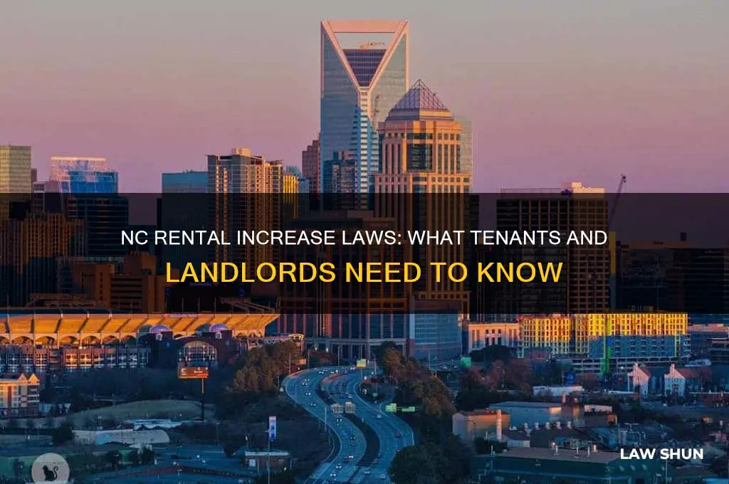 is there a nc law regarding rental increases