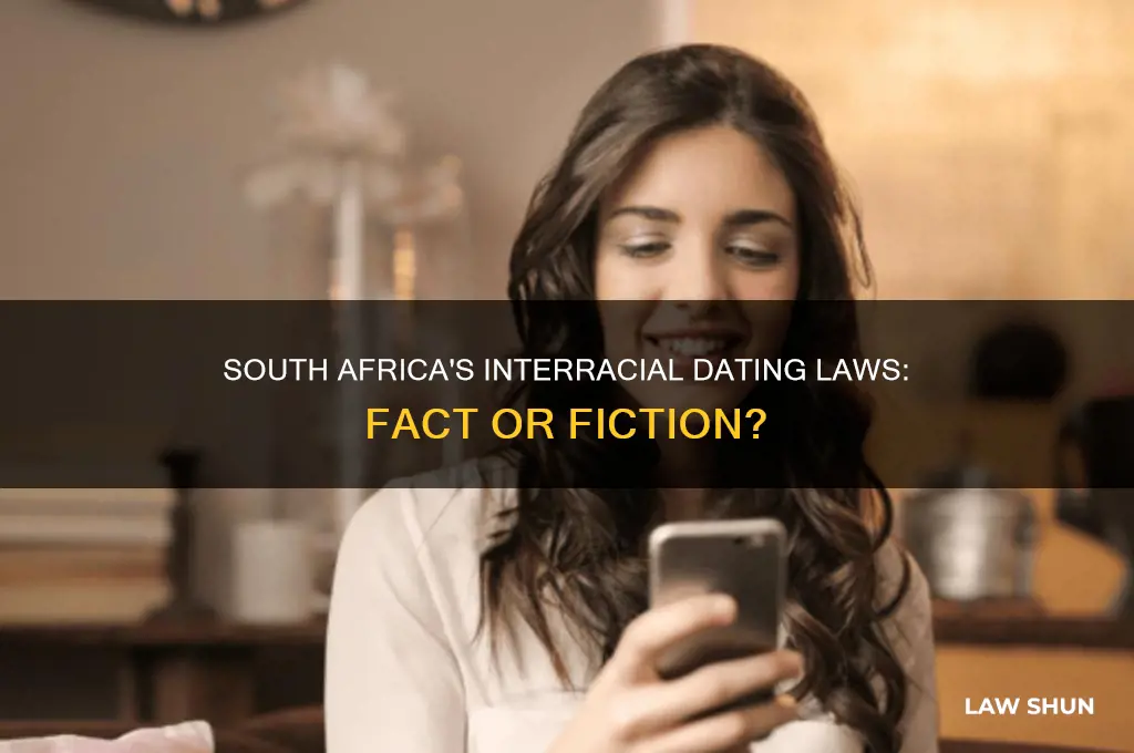 is there a no interacakl dateing law in south africa