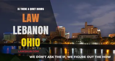 Lebanon, Ohio Quiet Hours Law: What Residents Need to Know